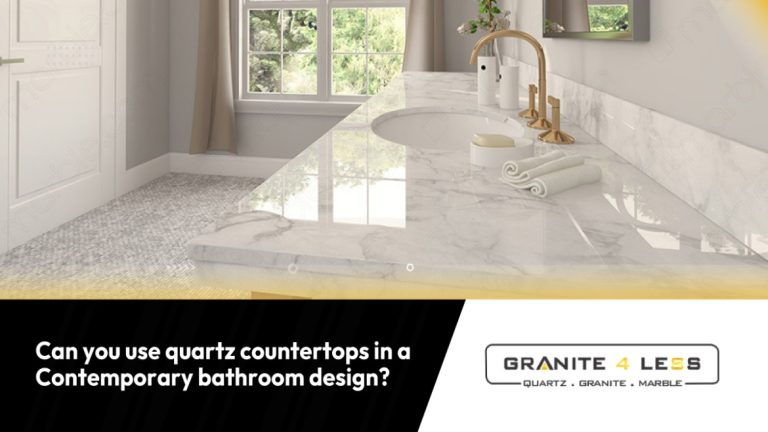 Can You Use Quartz Countertops In A Contemporary Bathroom Design?