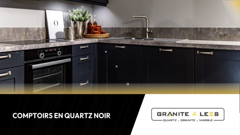 Comptoirs En Quartz Noir