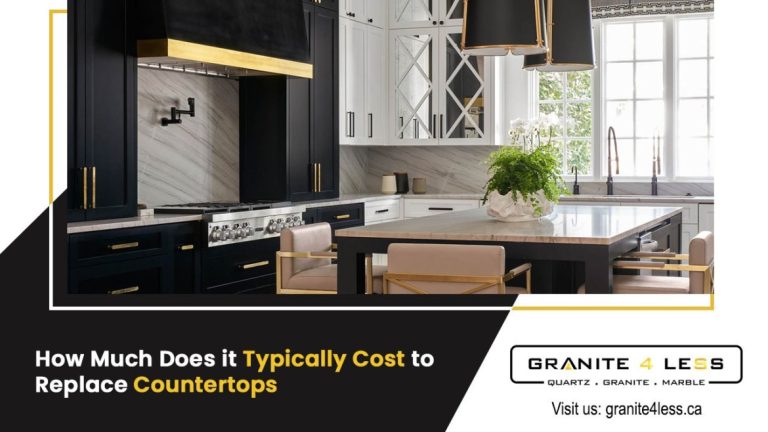 HOW MUCH DOES IT TYPICALLY COST TO REPLACE COUNTERTOPS