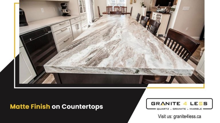 MATTE FINISH ON COUNTERTOPS
