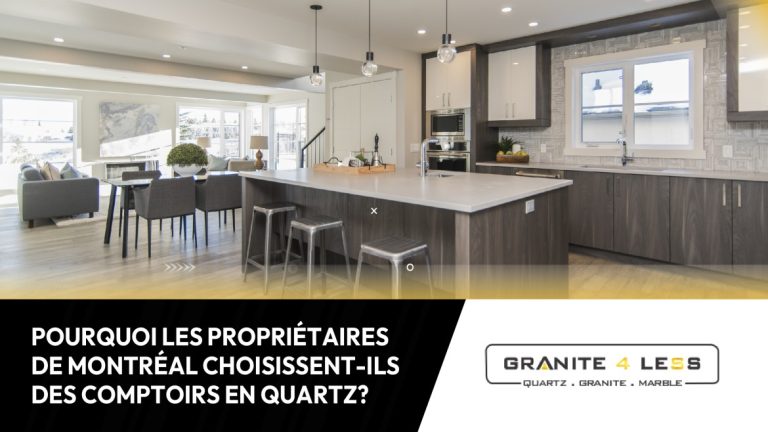 Pourquoi Les Propriétaires De Montréal Choisissent-Ils Des Comptoirs En Quartz?