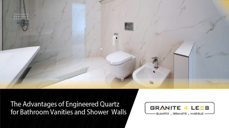 The Advantages of Engineered Quartz for Bathroom Vanities and Shower Walls