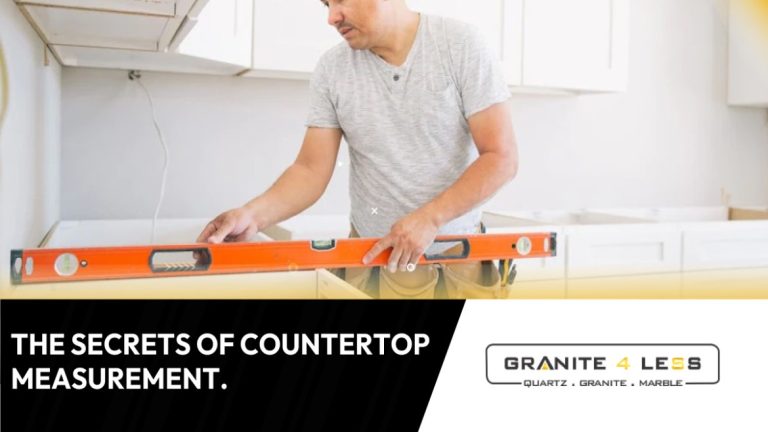 Importance of accurate countertop measurement