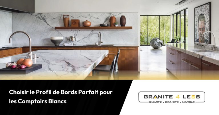Choisir le Profil de Bords Parfait pour les Comptoirs Blancs