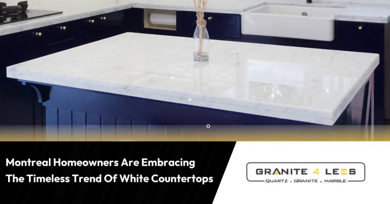 Montreal Homeowners Are Embracing The Timeless Trend Of White Countertops.