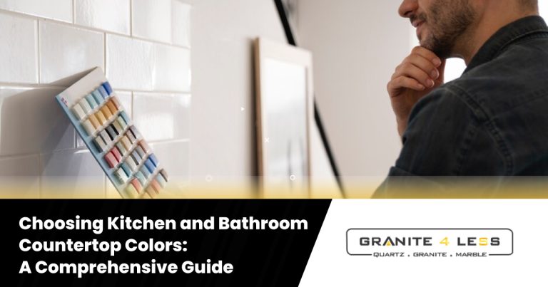 Choosing Kitchen and Bathroom Countertop Colors: A Comprehensive Guide