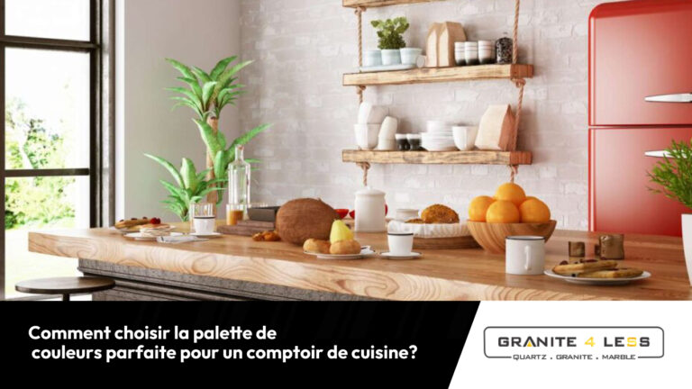 Comment choisir la palette de couleurs parfaite pour un comptoir de cuisine?