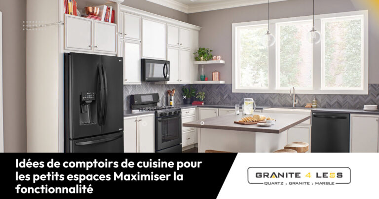 Idées de comptoirs de cuisine pour les petits espaces: Maximiser la fonctionnalité