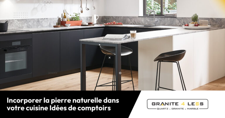 Incorporer la pierre naturelle dans votre cuisine: Idées de comptoirs